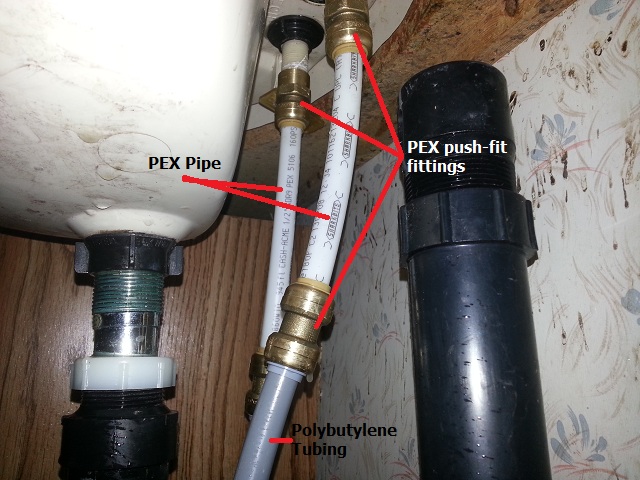 repair-leaky-polybutylene-pipe-with-pex-pipe-and-sharkbite-pex-fittings